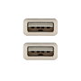 Nanocable Cable USB 2.0 Macho a Macho, 1 m, Beige
